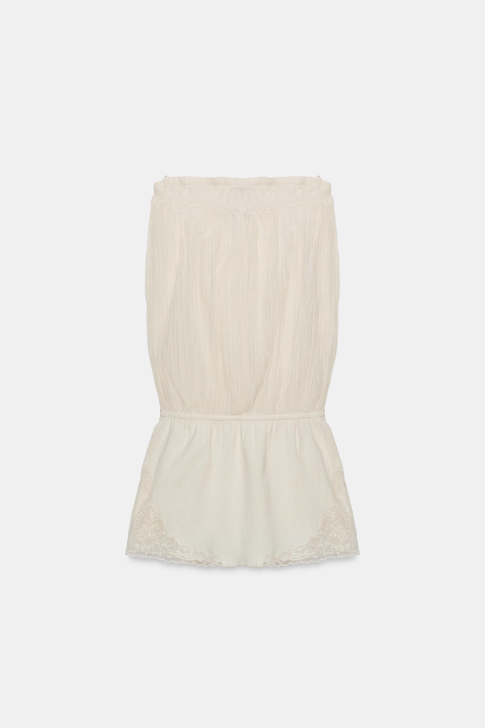 ROBE BUSTIER BIMATIÈRE BRODÉE